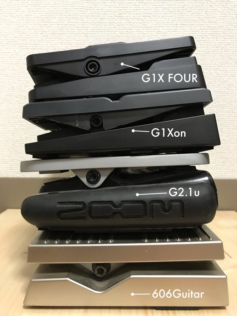 マルチエフェクターの606とG2.1uとG1XonとG1X FOURを比べてみた。｜じょーじの備忘録ブログ
