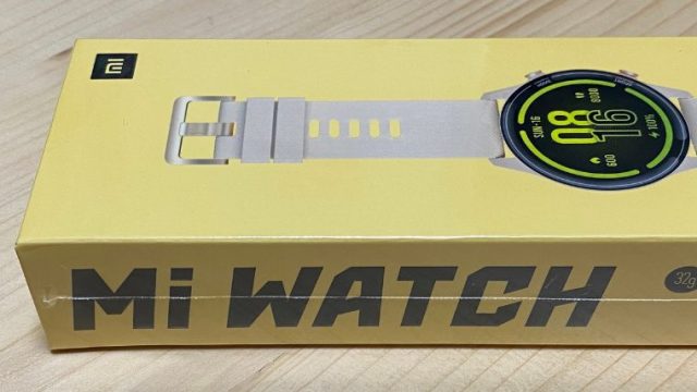 Xiaomi Mi Watchを買ったので感想を。【レビュー】